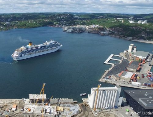 The Port of Kristiansand, Norway